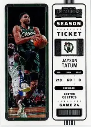 2022-23 Panini Contenders #10 - Jayson Tatum - Boston Celtics