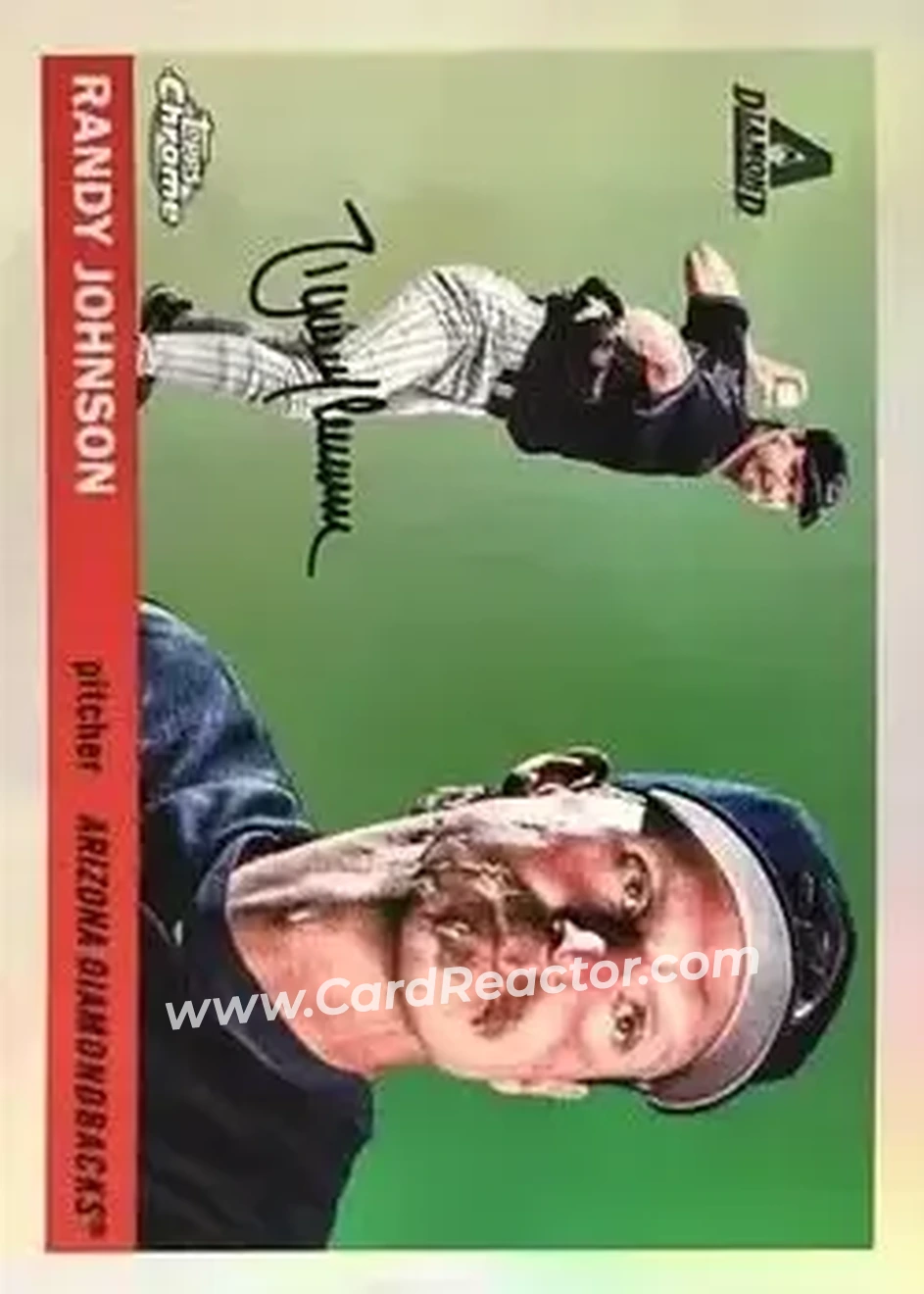Front of Randy Johnson