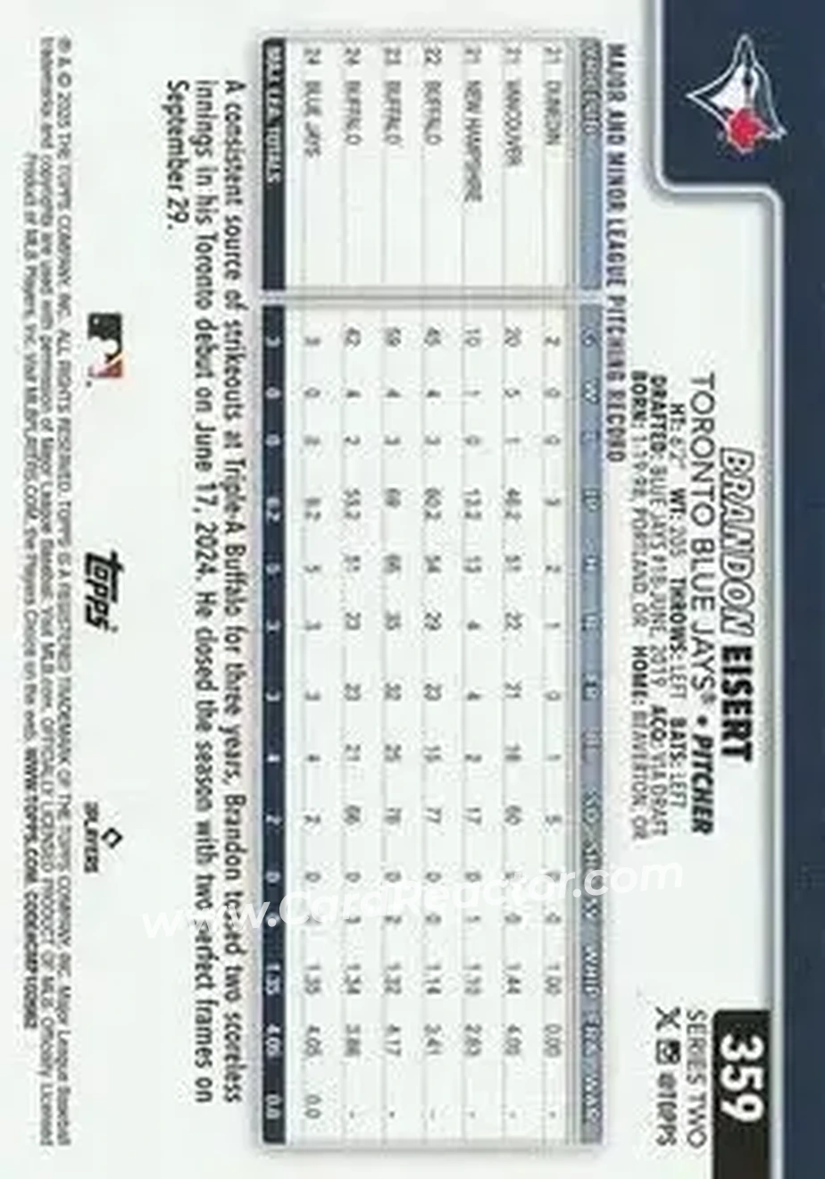 Back of Brandon Eisert