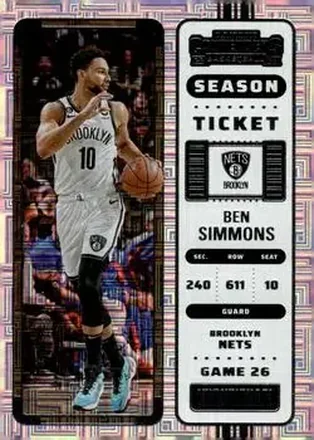 2022-23 Panini Contenders #13 - Ben Simmons - Brooklyn Nets