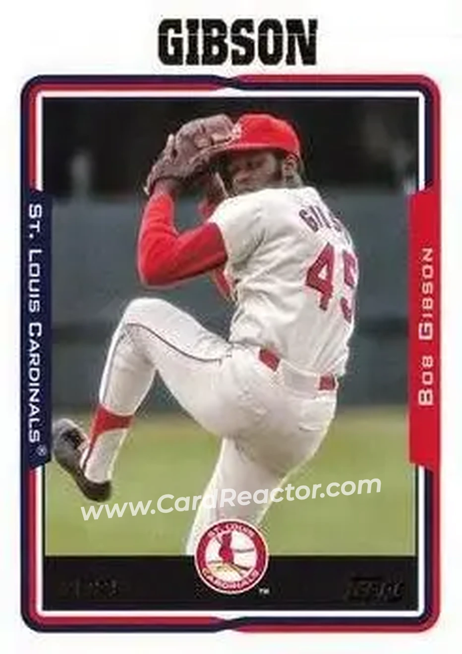 Front of Bob Gibson