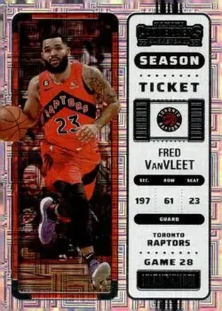 2022-23 Panini Contenders #15 - Fred VanVleet - Toronto Raptors