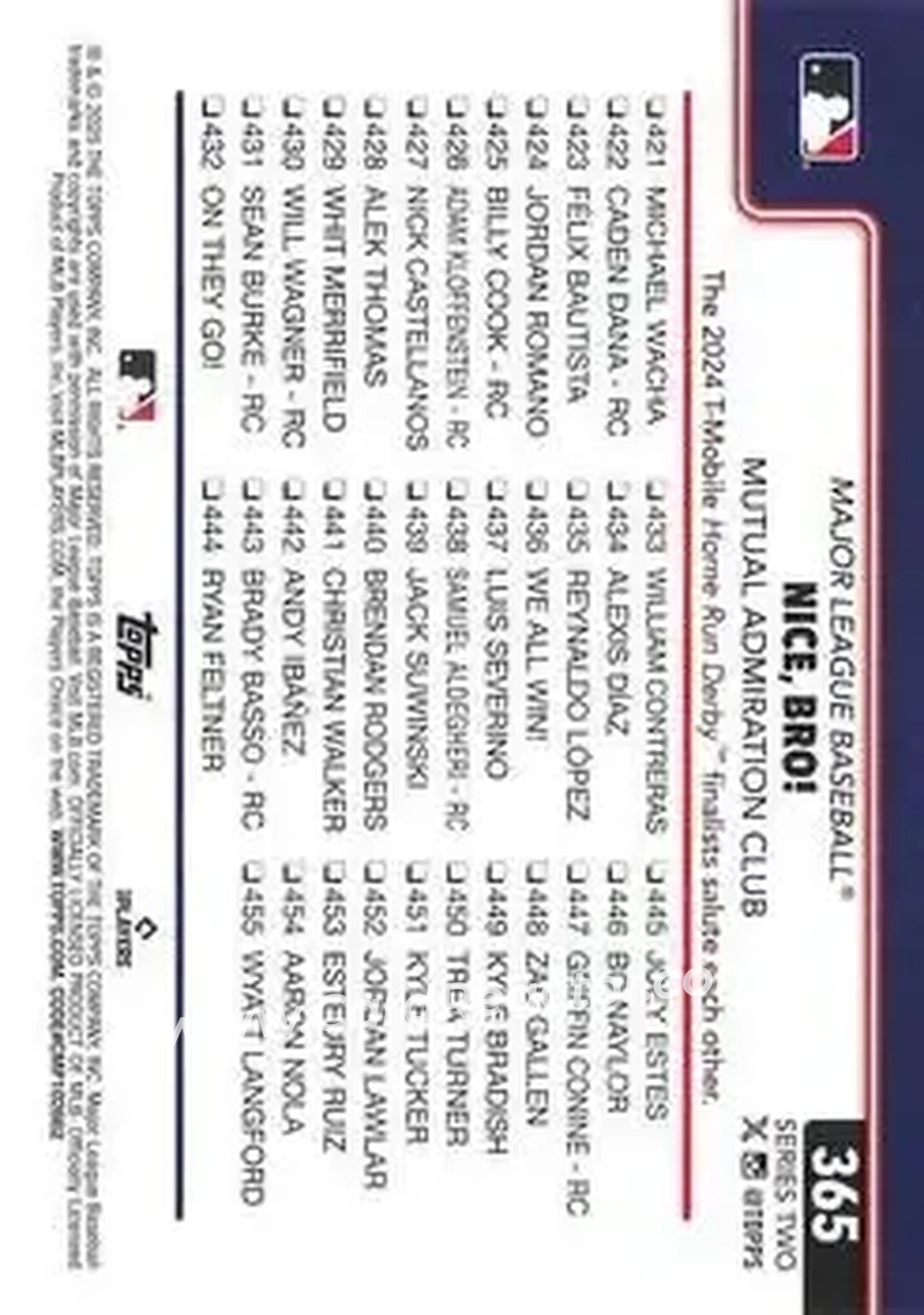 Back of Card #365