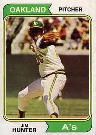 1974 Topps #7 Jim Hunter