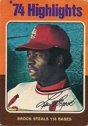 1975 O-Pee-Chee #2 Lou Brock