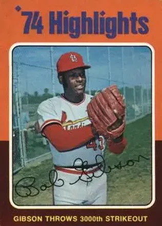 1975 O-Pee-Chee #3 Bob Gibson