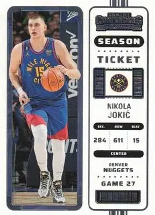 2022-23 Panini Contenders #17b - Nikola Jokić - Denver Nuggets