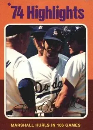 1975 O-Pee-Chee #6 Mike Marshall