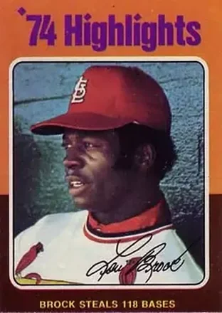 1975 Topps #2 Lou Brock