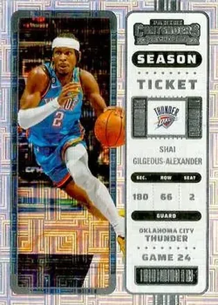 2022-23 Panini Contenders #18 - Shai Gilgeous-Alexander - Oklahoma City Thunder