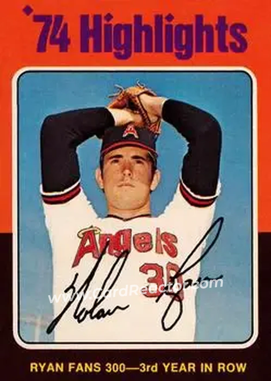 Front of Nolan Ryan