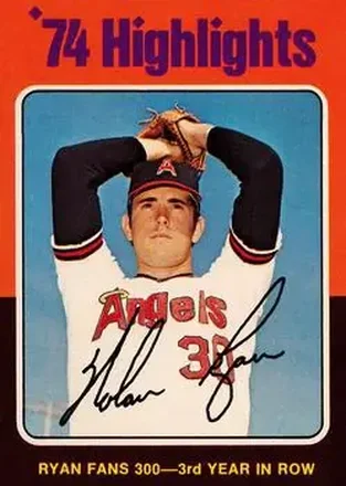 1975 Topps #5 Nolan Ryan