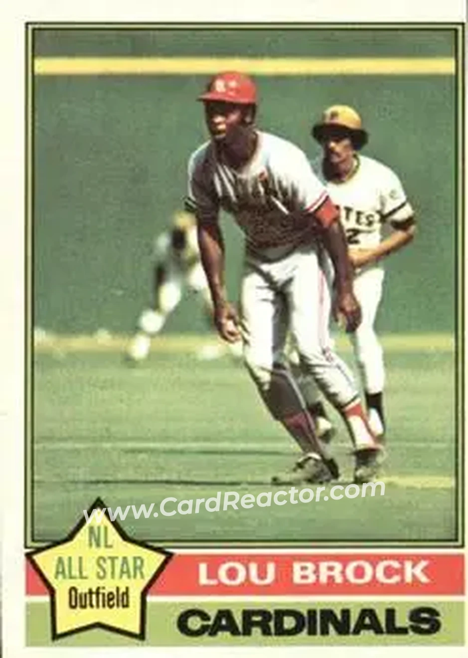 Front of Lou Brock