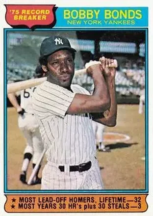 1976 Topps #2 Bobby Bonds