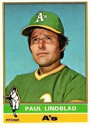 1976 Topps #9 Paul Lindblad