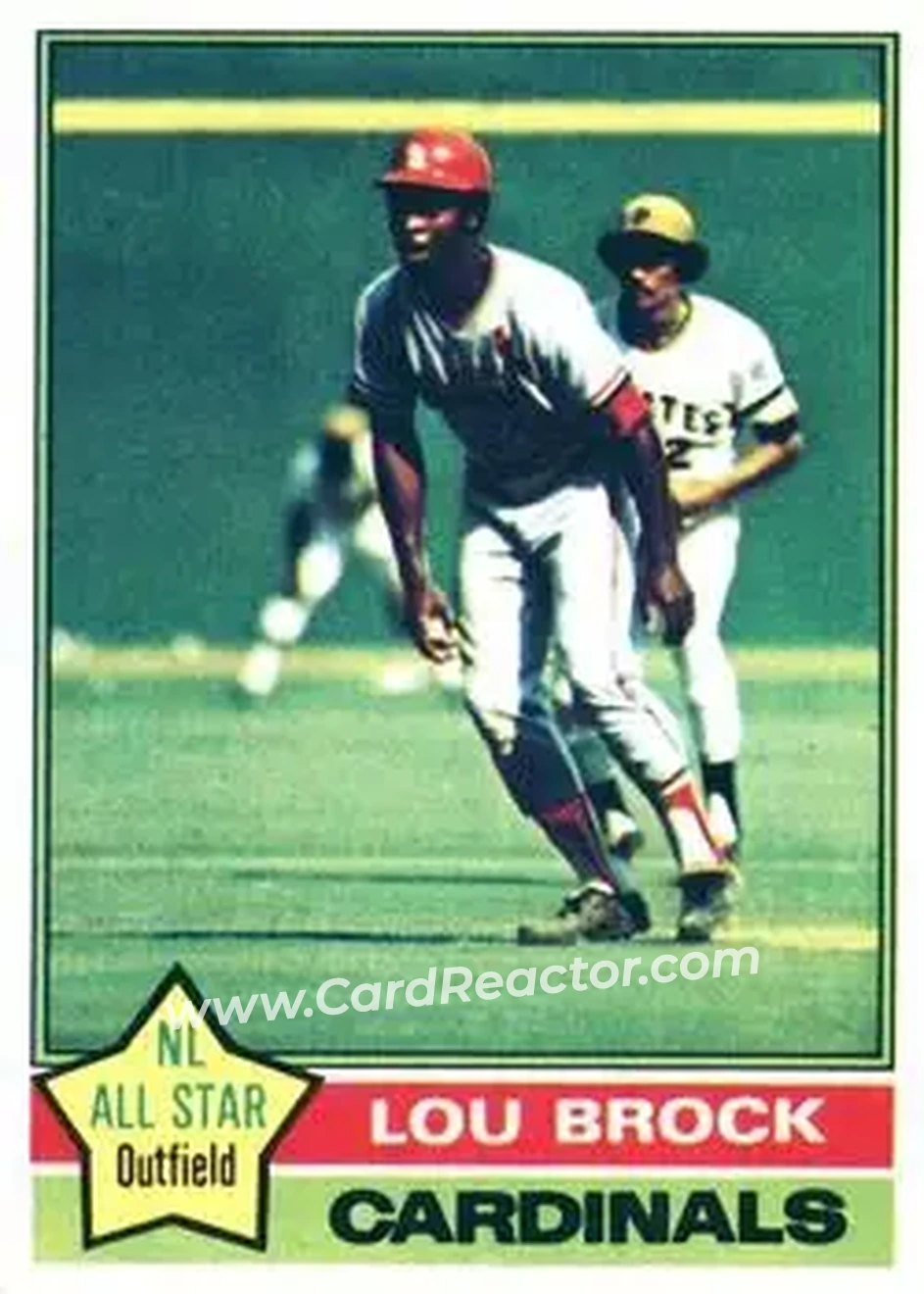 Front of Lou Brock