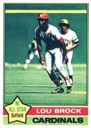 1976 Topps #10 Lou Brock