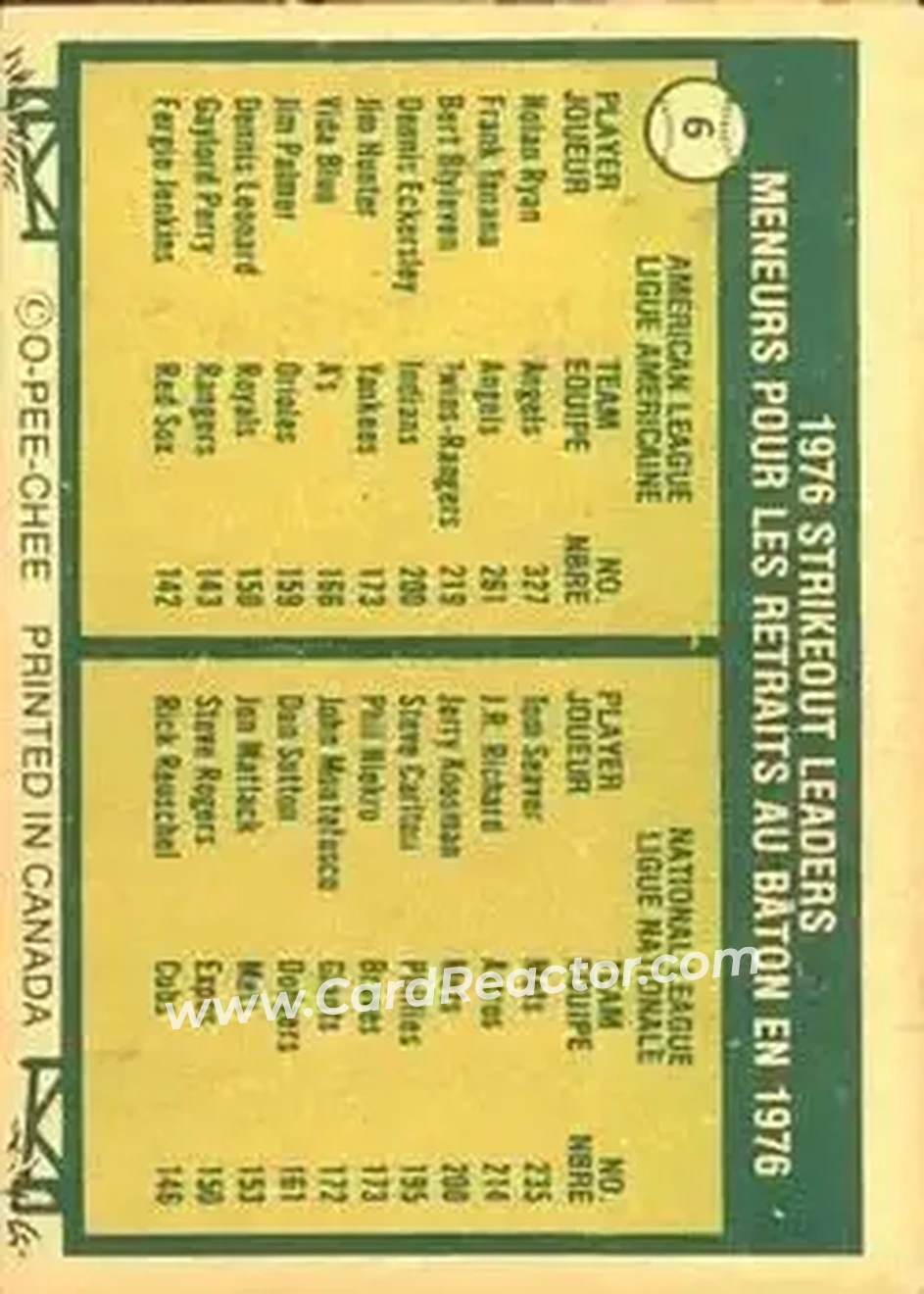 Back of Card #6