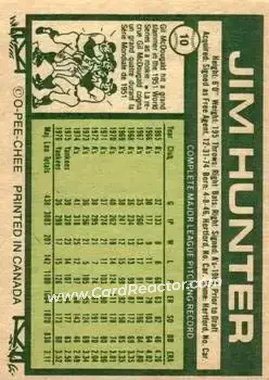 Back of Jim Hunter