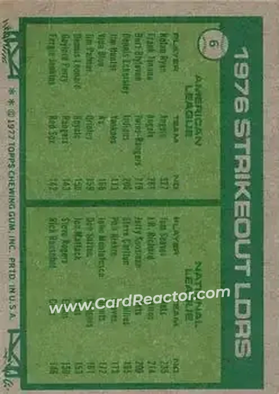 Back of Card #6