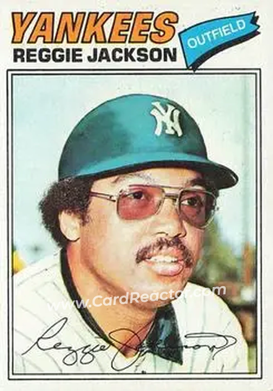 Front of Reggie Jackson (b.1946 OF)