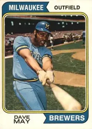 1974 O-Pee-Chee #12 Dave May