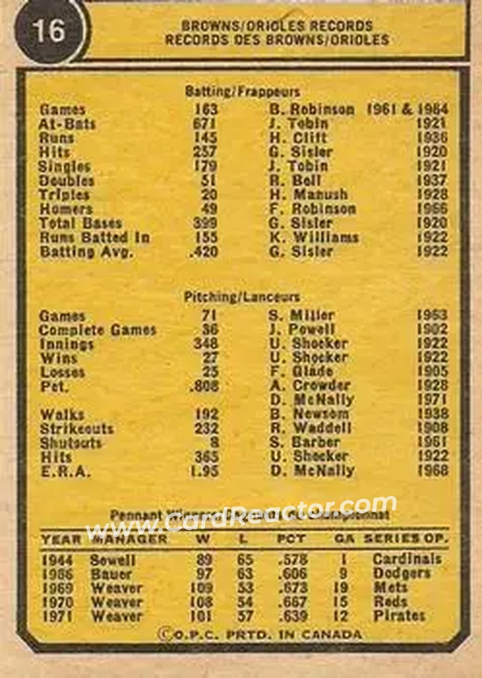 Back of Card #16