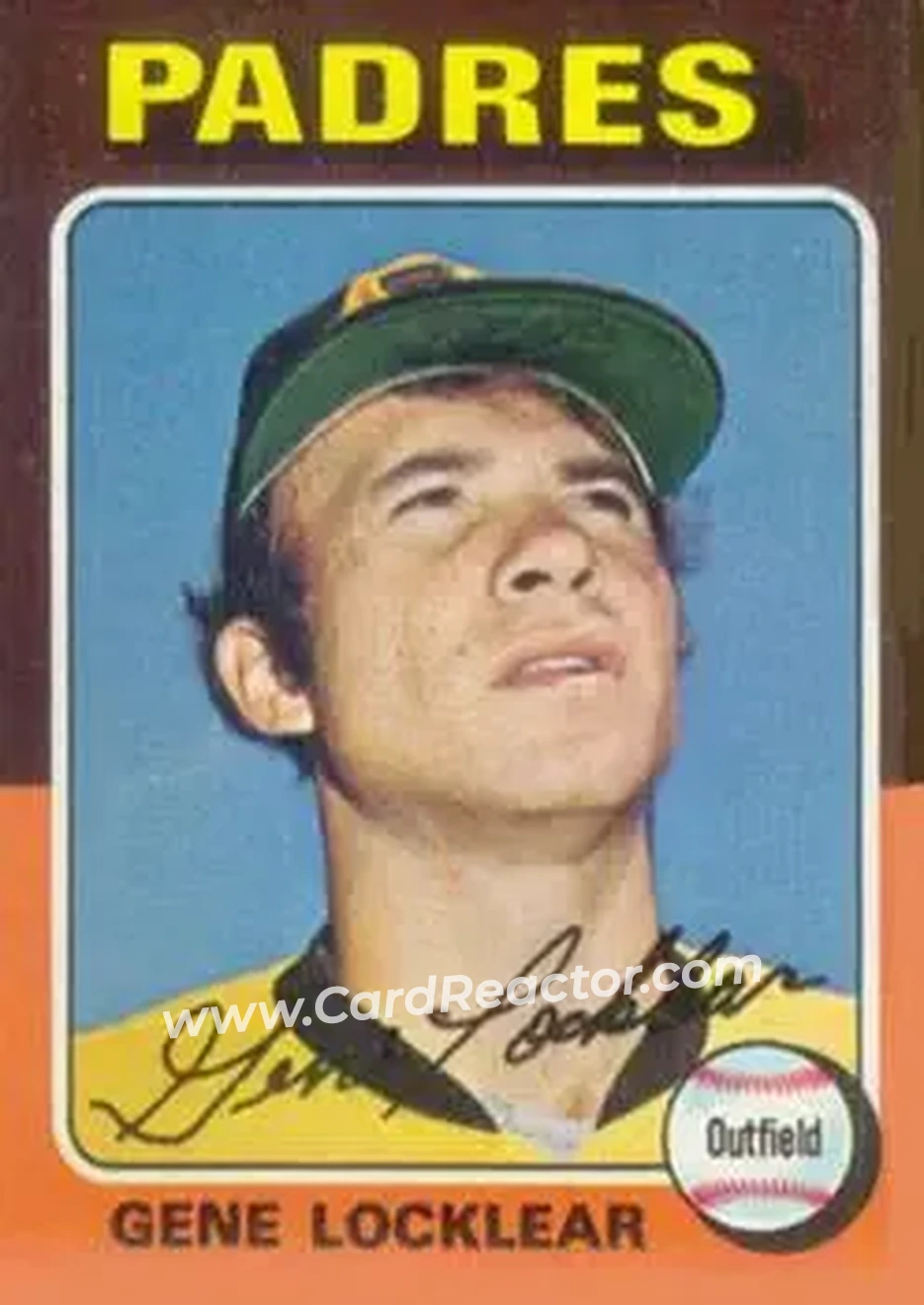 Front of Gene Locklear