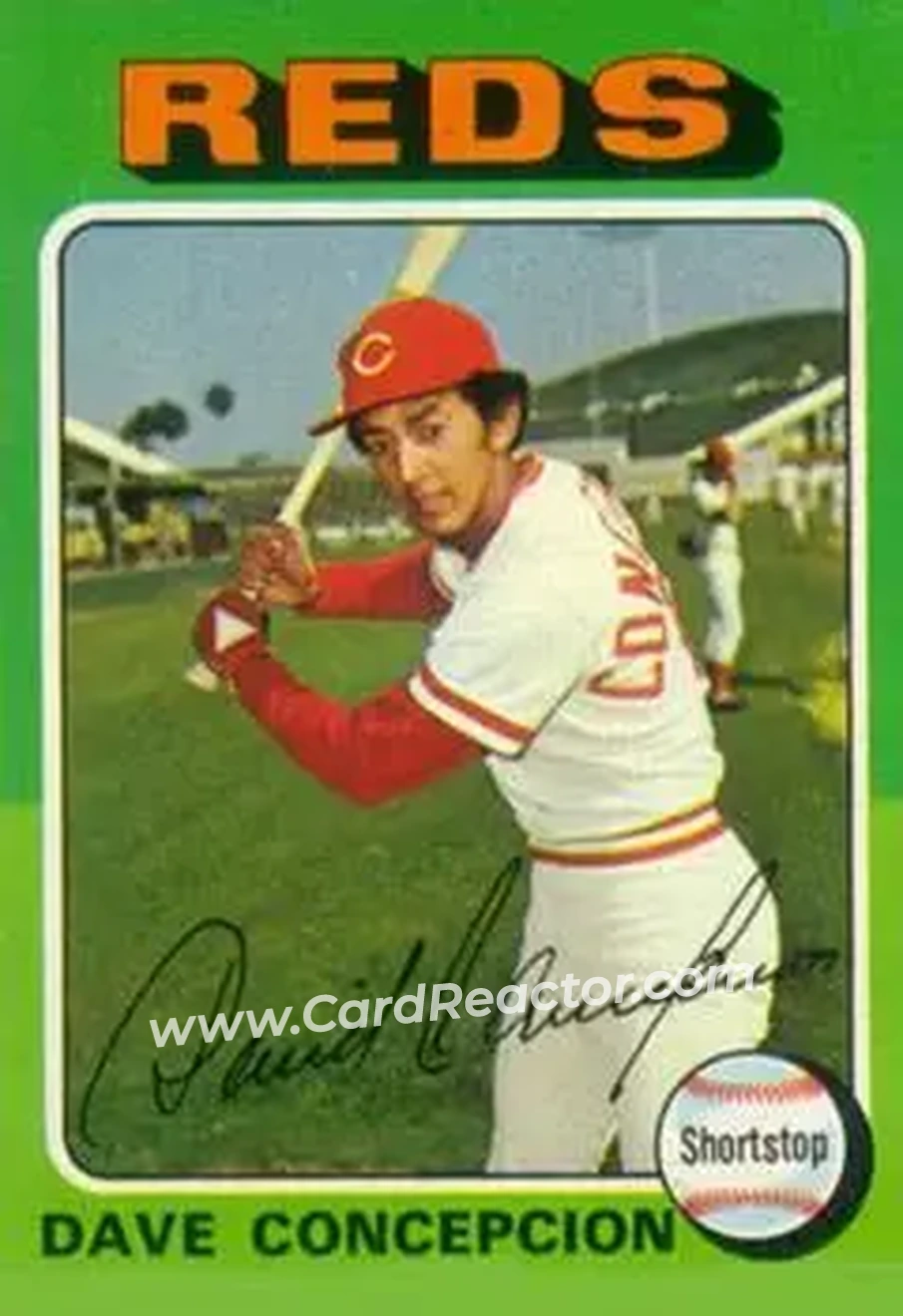 Front of Dave Concepcion