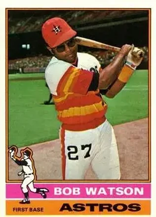 1976 Topps #20 Bob Watson