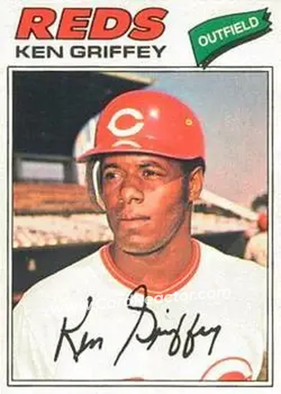 Front of Ken Griffey