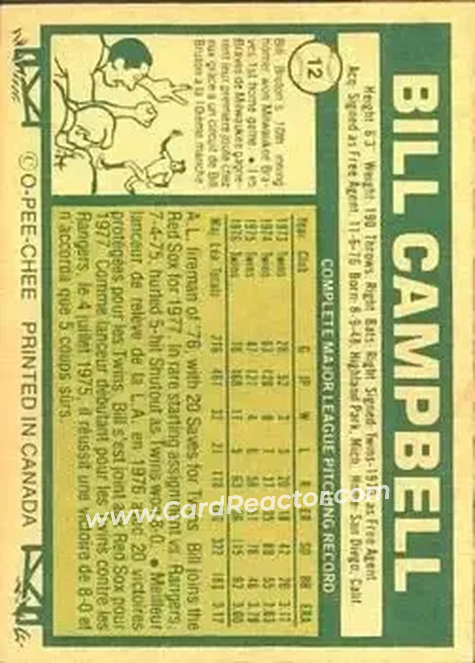 Back of Bill Campbell