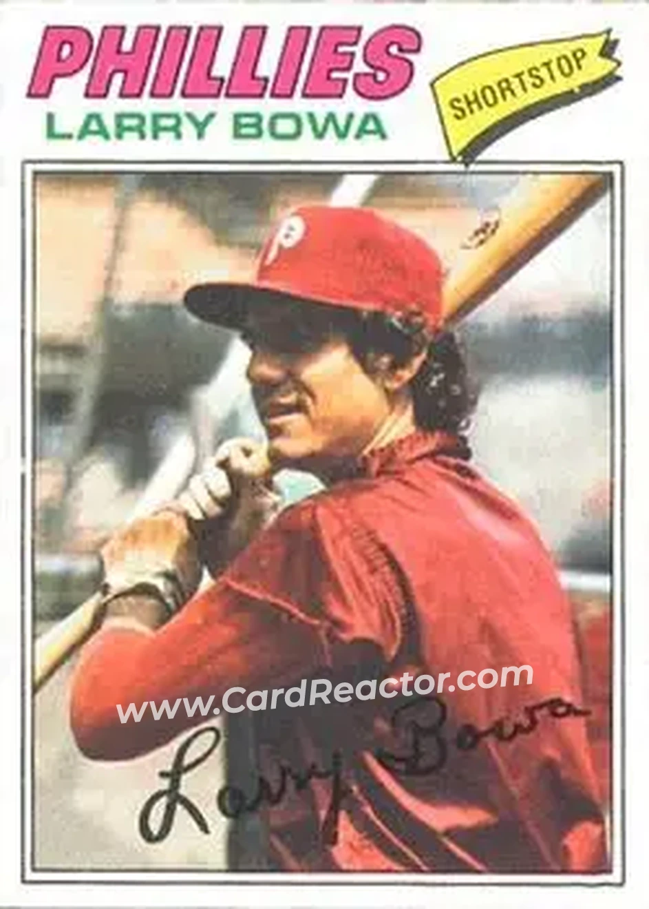 Front of Larry Bowa