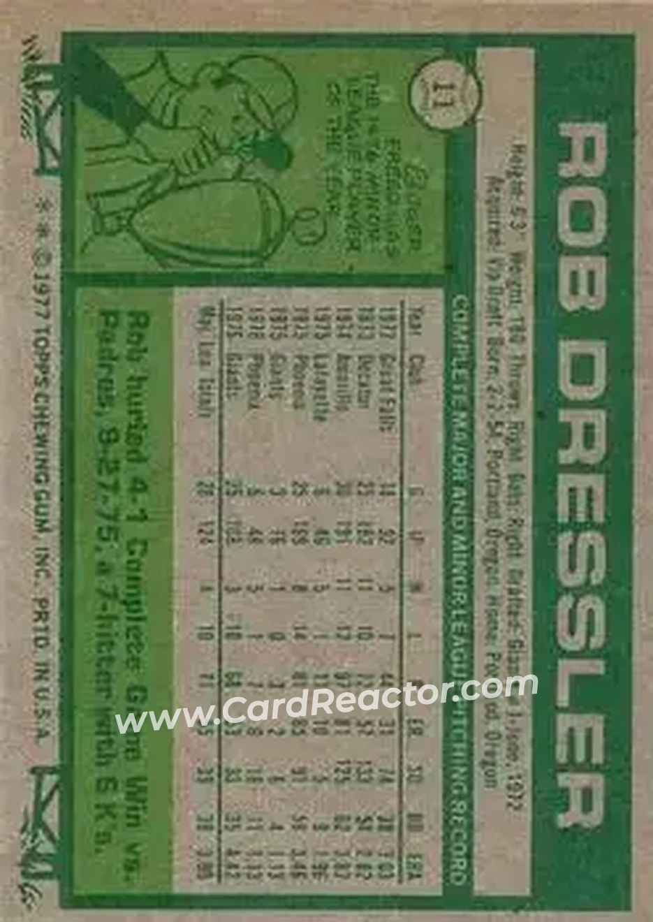 Back of Rob Dressler