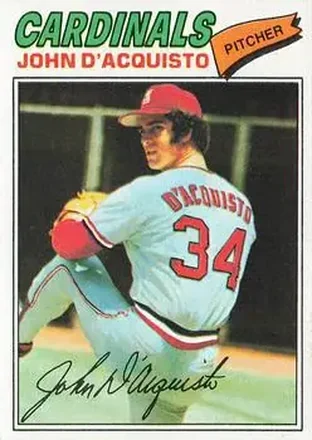 1977 Topps #19 John D'Acquisto