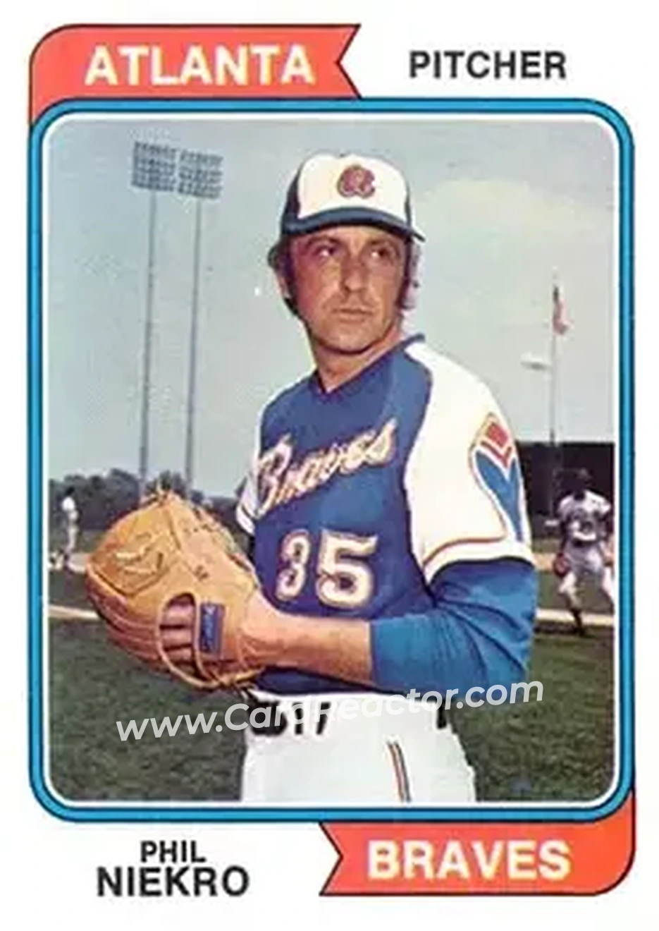 Front of Phil Niekro
