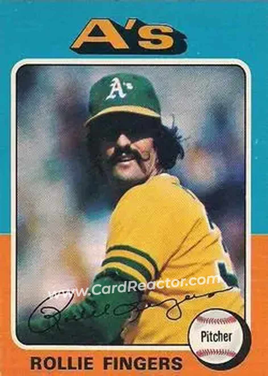 Front of Rollie Fingers