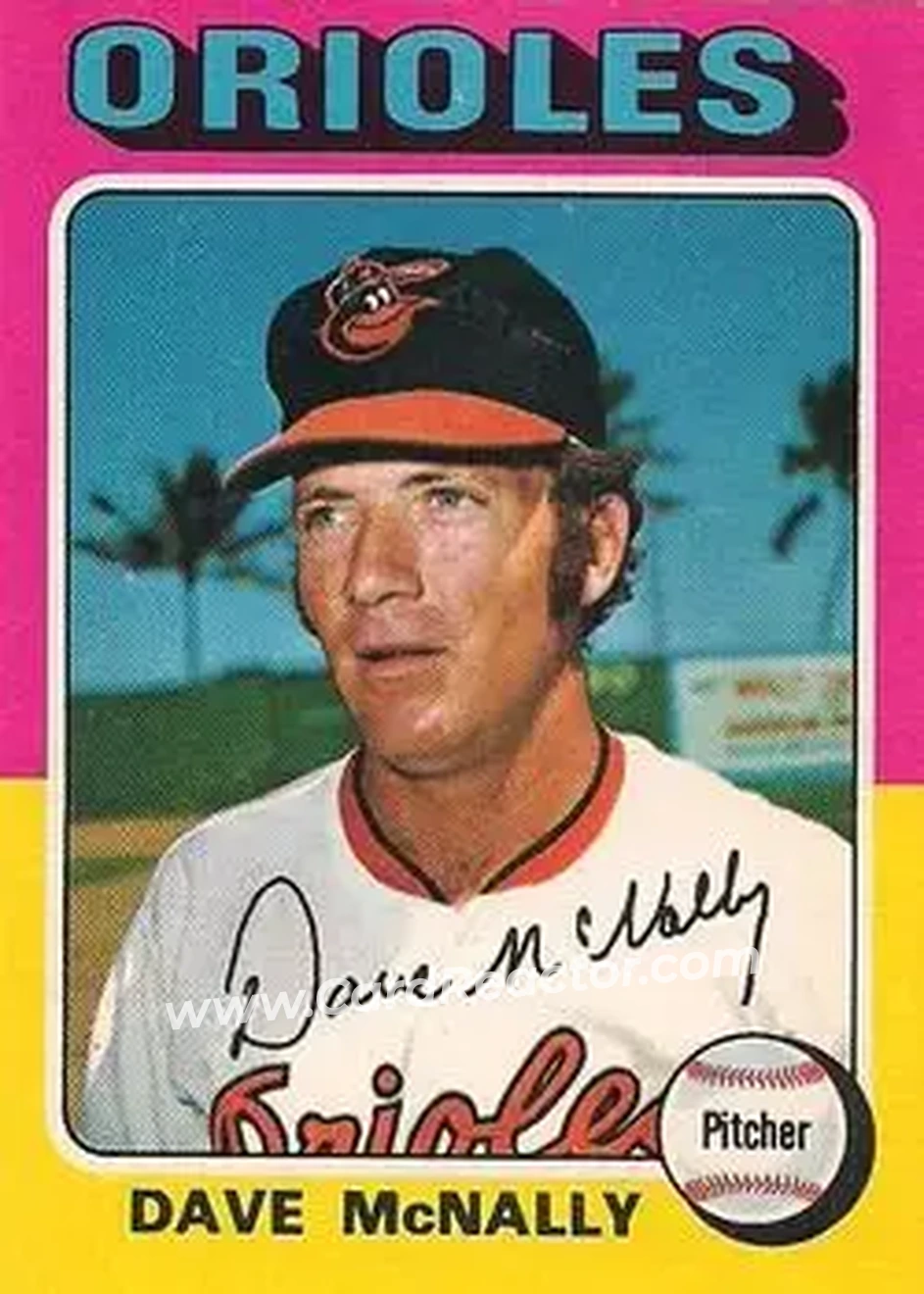 Front of Dave McNally