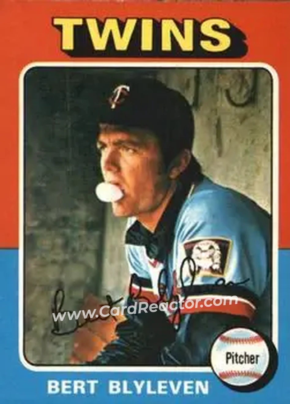 Front of Bert Blyleven