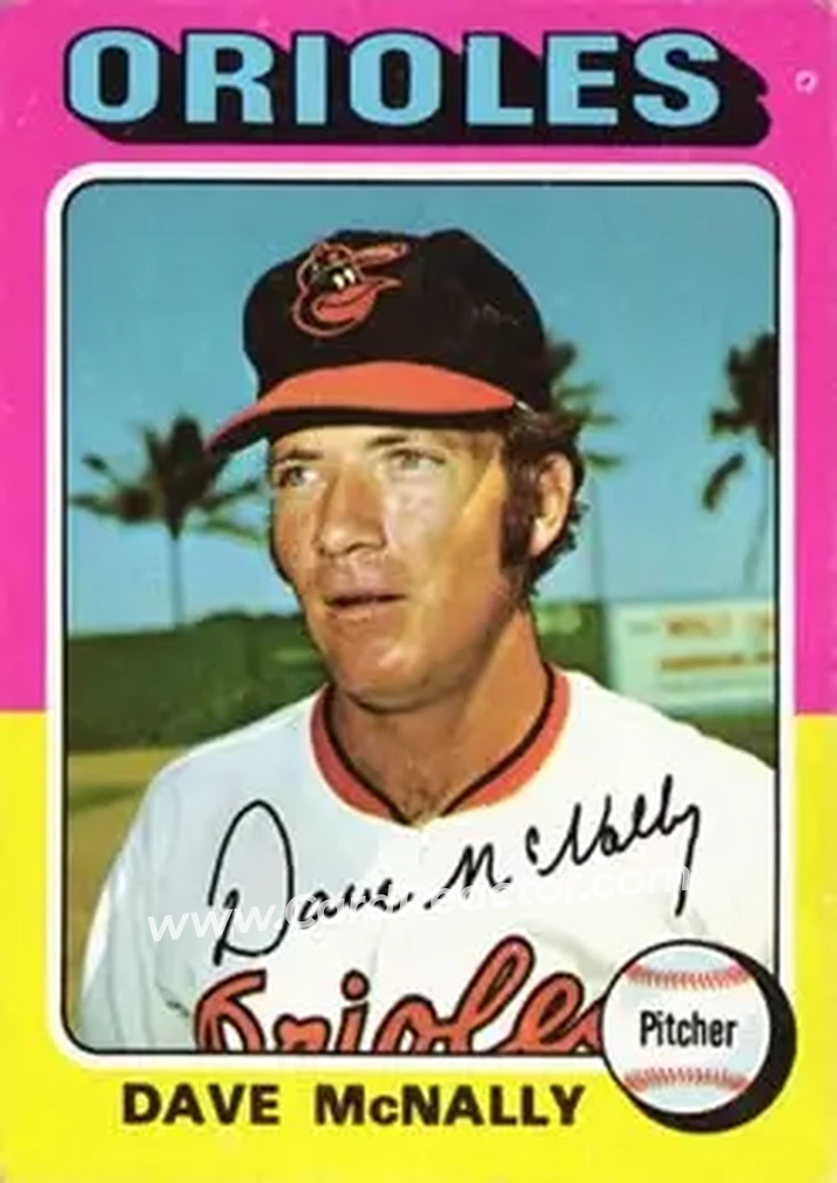 Front of Dave McNally