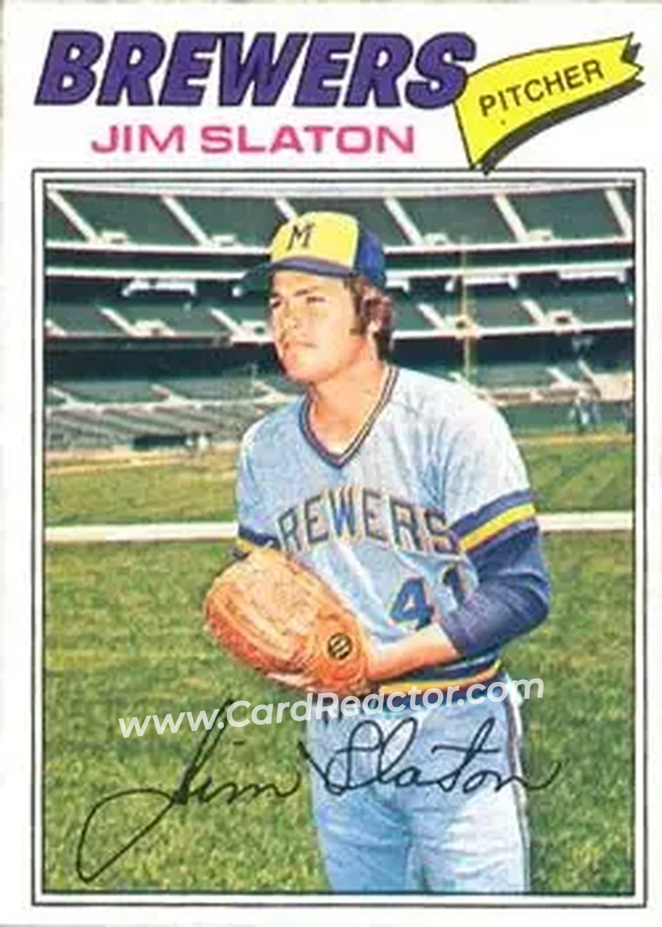 Front of Jim Slaton