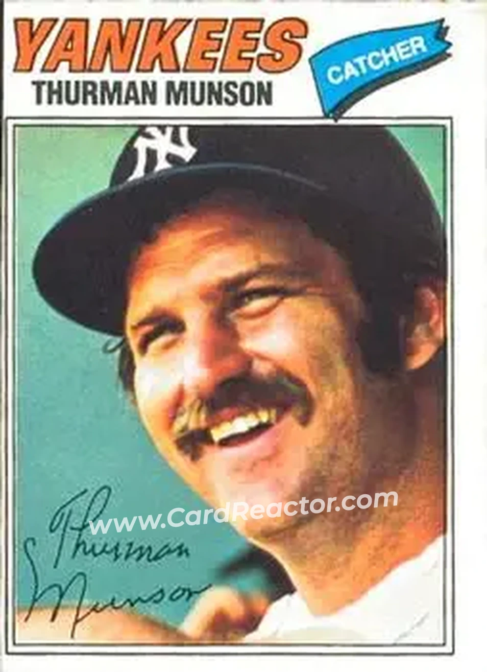 Front of Thurman Munson