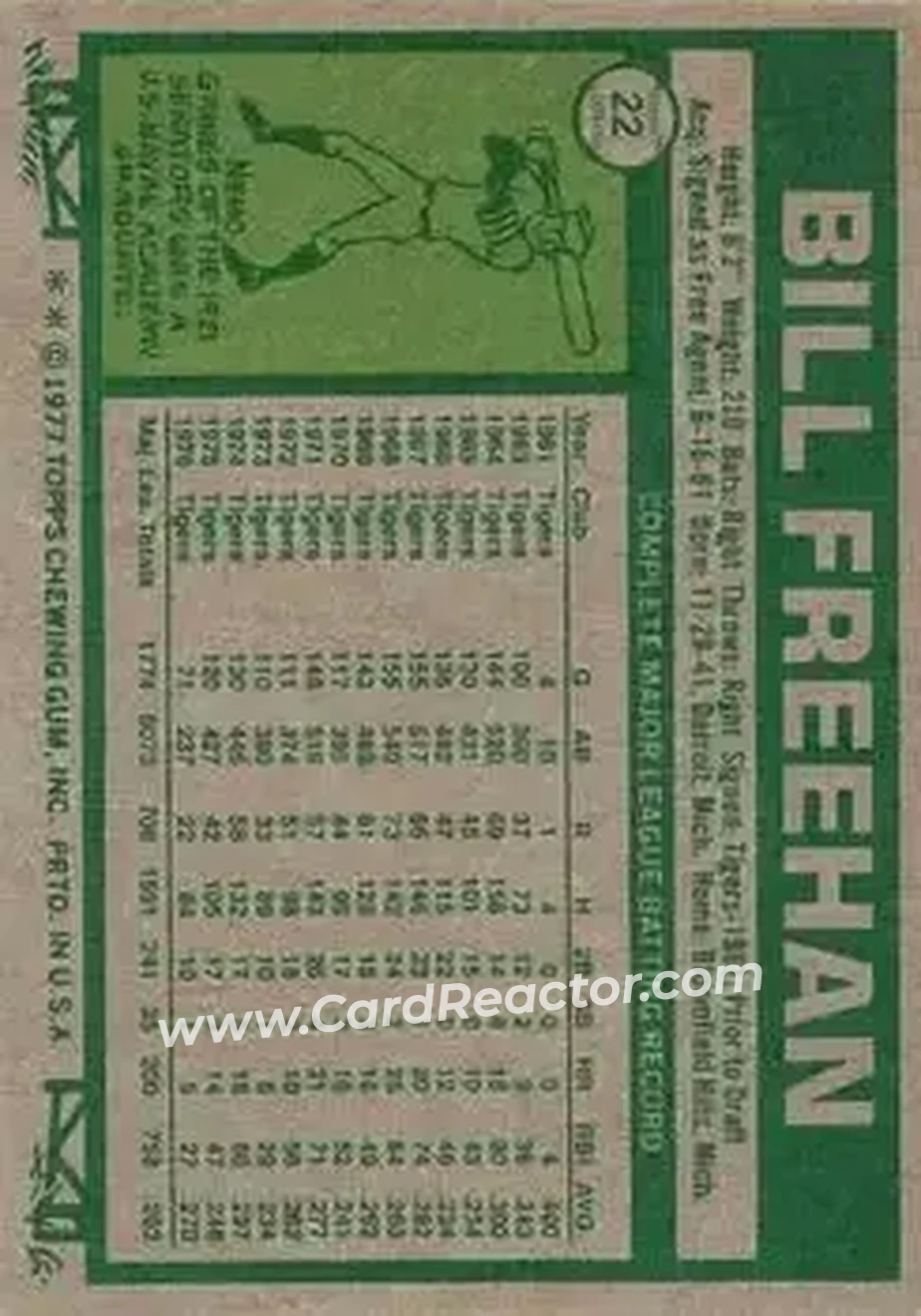 Back of Bill Freehan