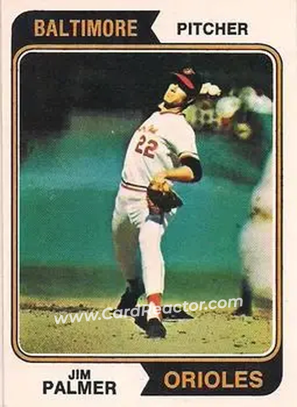 Front of Jim Palmer