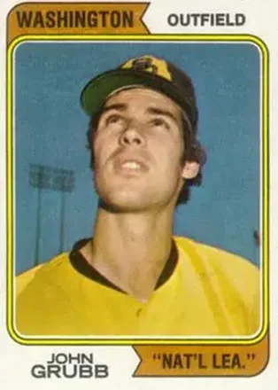 1974 Topps #32 Johnny Grubb