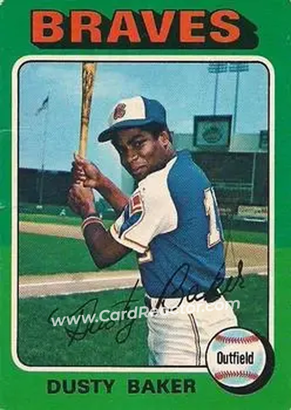 Front of Dusty Baker