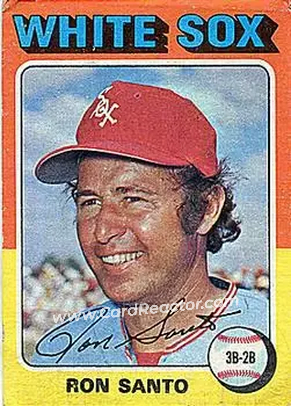 Front of Ron Santo