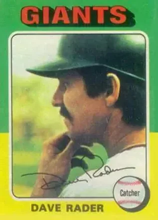 1975 Topps #31 Dave Rader