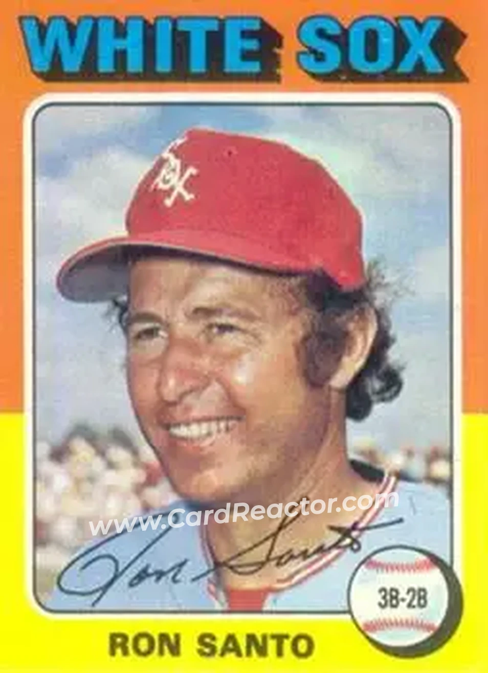 Front of Ron Santo