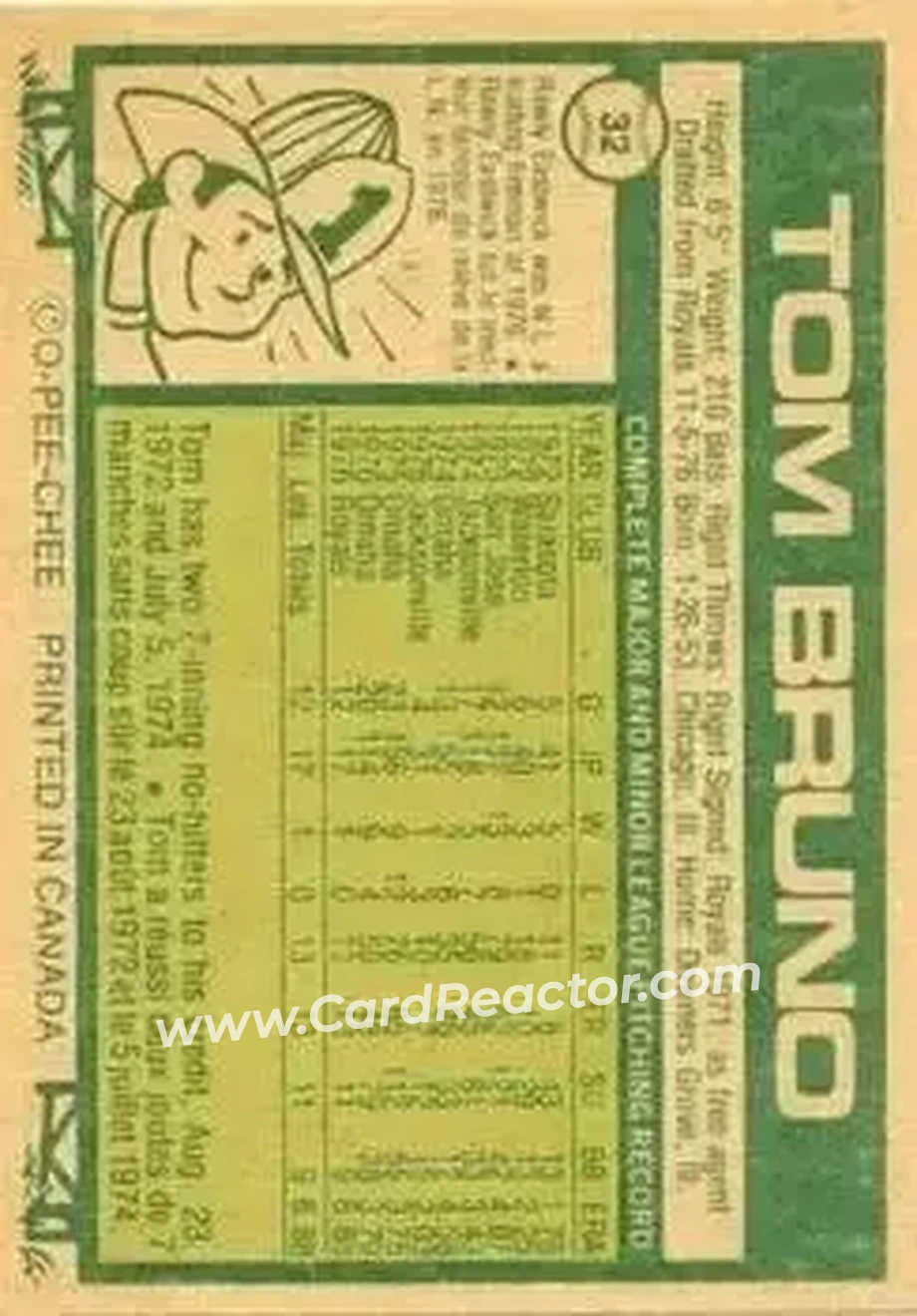 Back of Tom Bruno